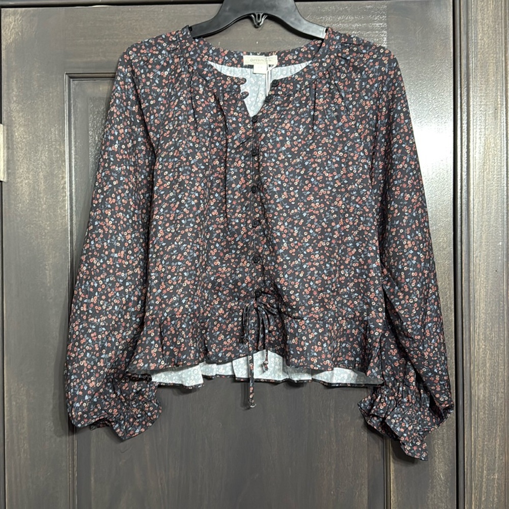 Outerknown‎ NWT women's Floral BoHo Top M